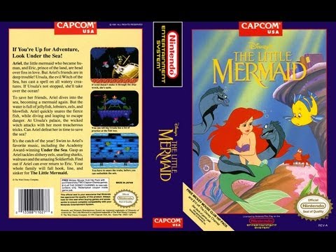 Disney's The Little Mermaid - NES Full Game Play (Полное прохождение)