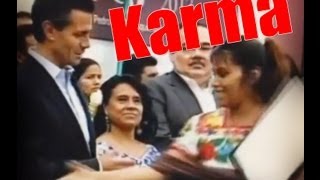 El karma se venga de Peña Nieto