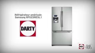 Présentation Darty du réfrigérateur Samsung RFG23RESL1