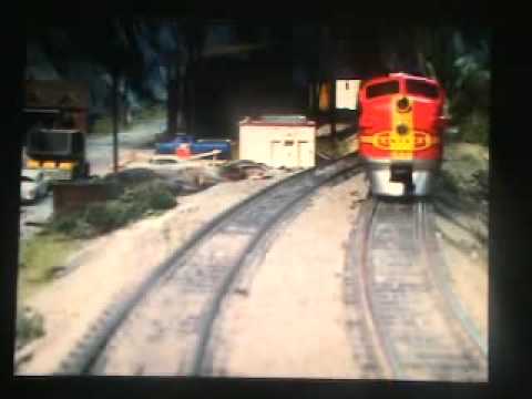 HO scale Train wreck - YouTube