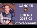 Video Horscopo Semanal CNCER  del 14 al 20 Enero 2018 (Semana 2018-03) (Lectura del Tarot)