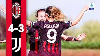 Asslani with a brace: it's a win! | AC Milan 4-3 Juventus | Highlights Women's Serie A
