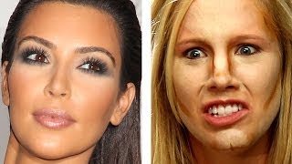 People Try Kim Kardashian Makeup For The First Time