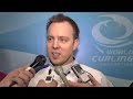 2011 Ford World Men's Curling Championship - Draw 4 Media Scrum