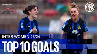 ABSOLUTE BANGERS 💥? | TOP 10 GOALS WOMEN 2023/24⚽🖤💙???