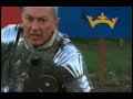 Down from horseback with armour