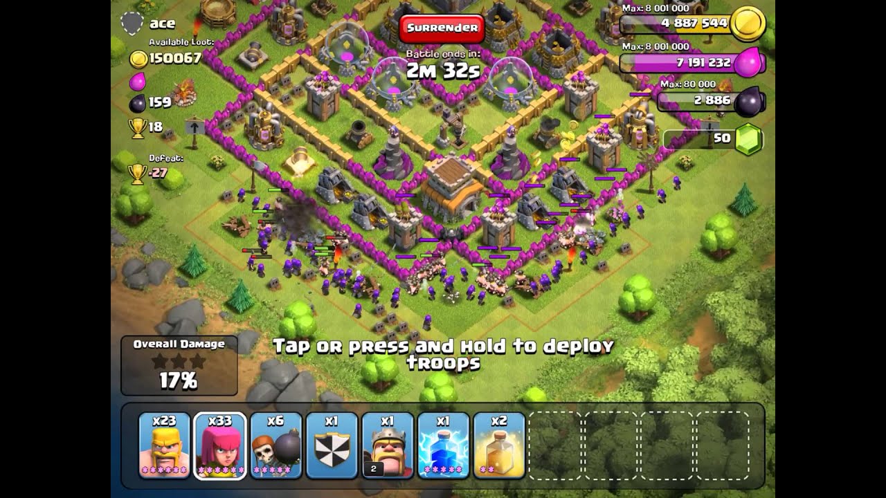 Clash of Clans Town Hall 6 Defense