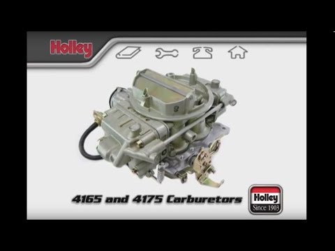 4165 & 4175 Carburetors - YouTube holley 4165 diagram 