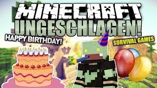 HAPPY BIRTHDAY Challenge! - Minecraft UNGESCHLAGEN #66 Survival Games | ungespielt