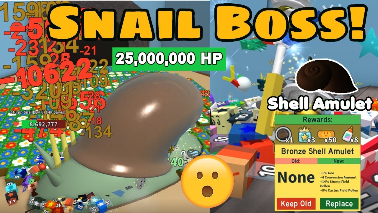Defeat Snail Boss New Shell Amulet Snail Boss Vs Vicious Bee