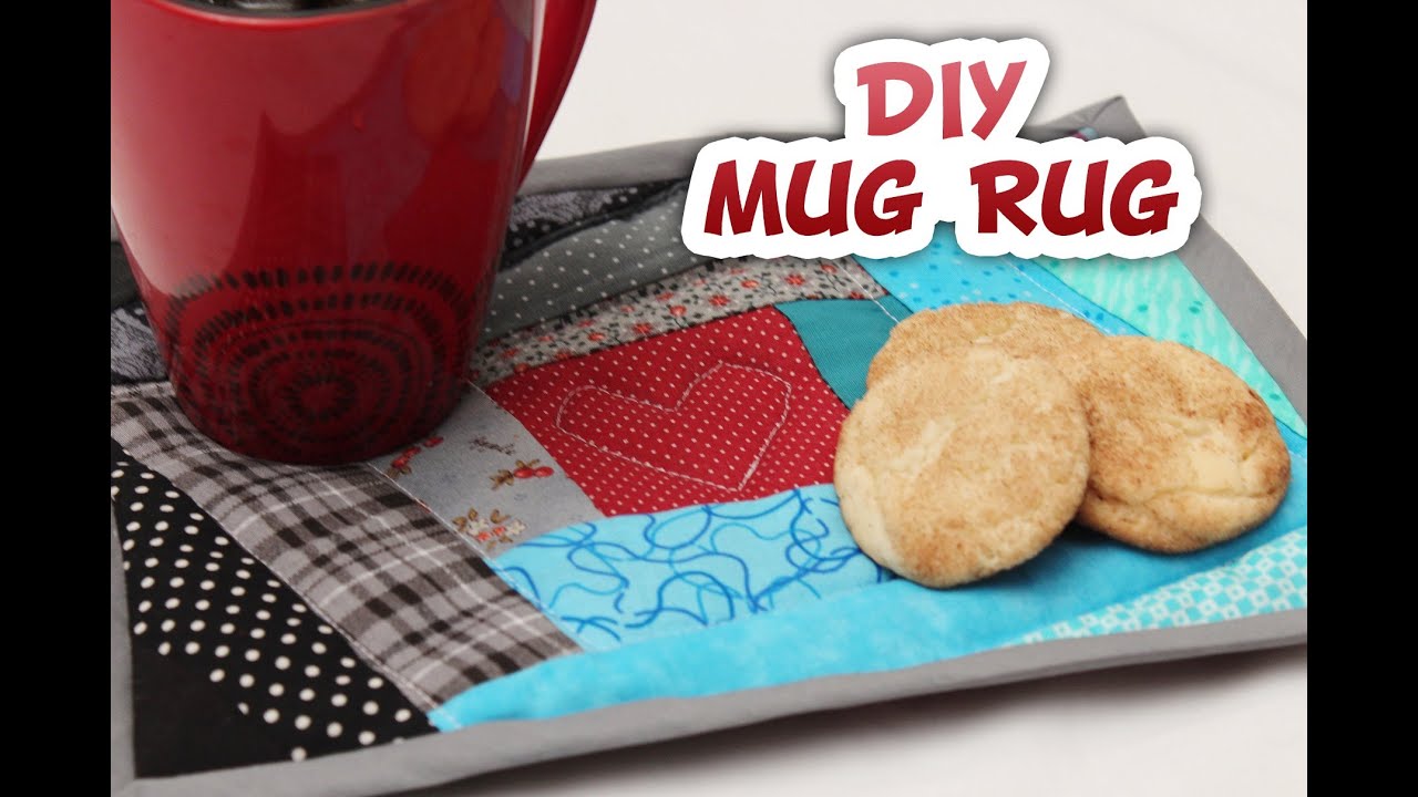 DIY Quilted Mug Rug Tutorial Whitney Sews YouTube
