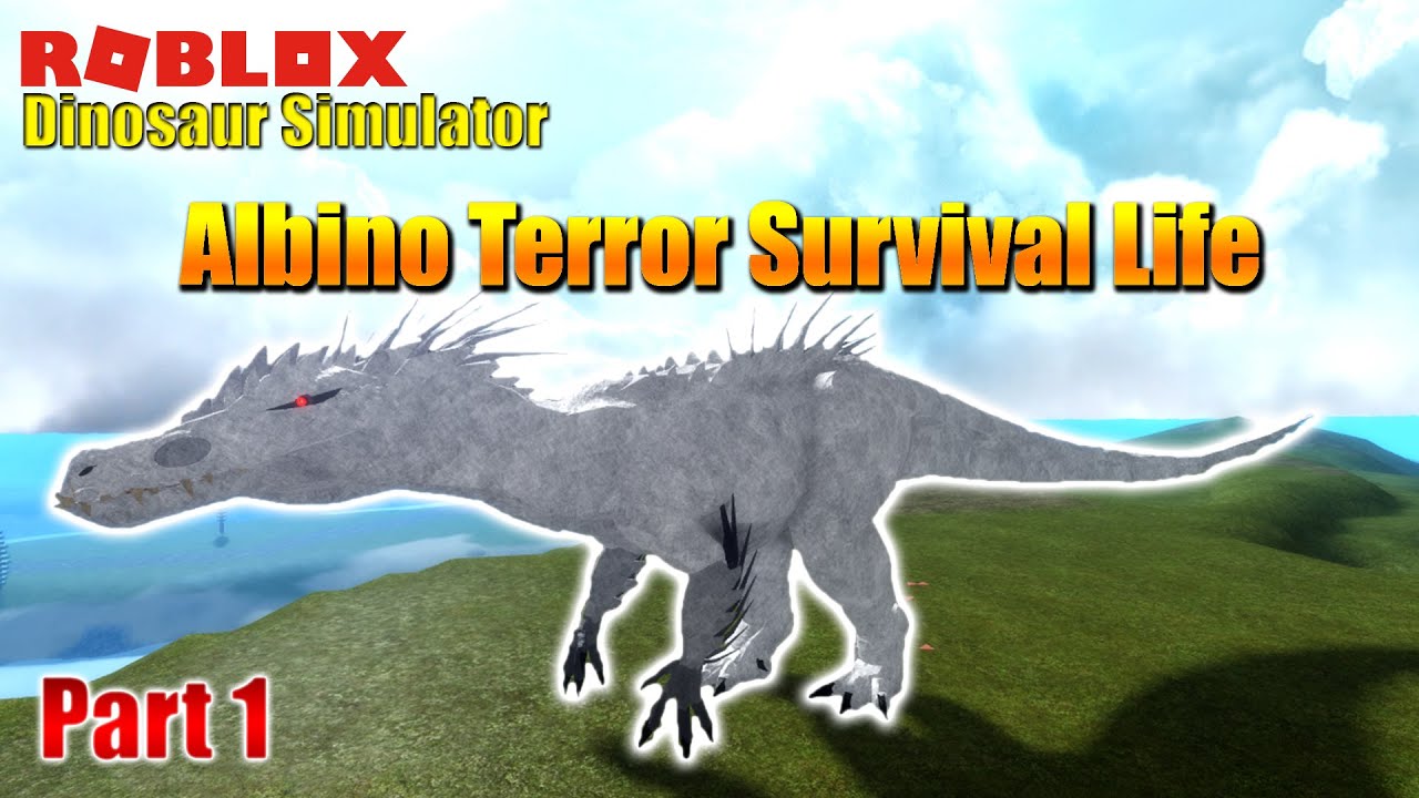 Roblox Dinosaur Simulator Albino Terror Survival Life Part 1