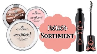 Erste spektakuläre Produkte des neuen essence Sortiments gesichtet!!