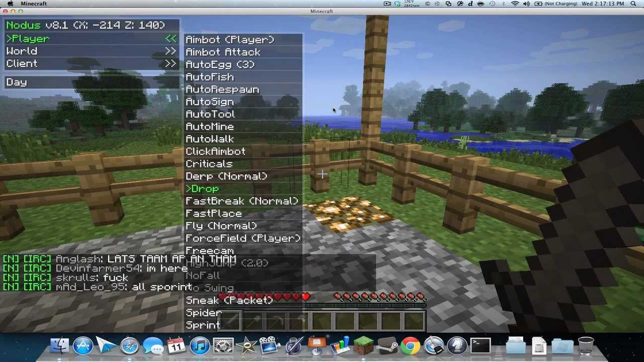 Minecraft - Nodus Hacking Client Information - YouTube