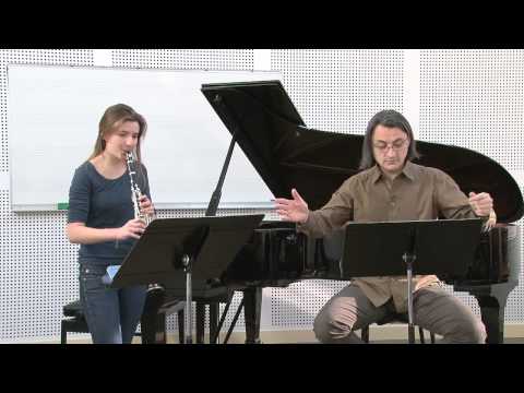 Masterclass de Florent Héau - 3 pièces de Stravinsky - Pièce n°1