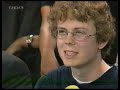 Helmut Kohl selbstgefällig vor der Bundestagswahl 1998