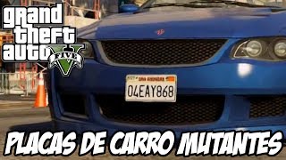 GTA V - As Placas de Carro Mutantes Easter Egg O QUE É ISSO???