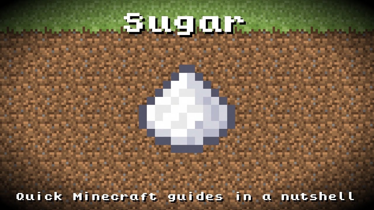 Minecraft - Sugar! Recipe, Item ID, Information! *Up to 