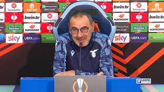 Lazio-Galatasaray | Conferenza stampa Maurizio Sarri ed Elseid Hysaj