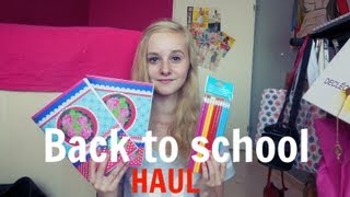 Back To School Haul!