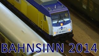 Modelleisenbahn Bahnsinn 2014 Modulanlage in Fulda