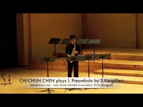 CHI CHUN CHEN plays I Preambolo by S Karg Elert