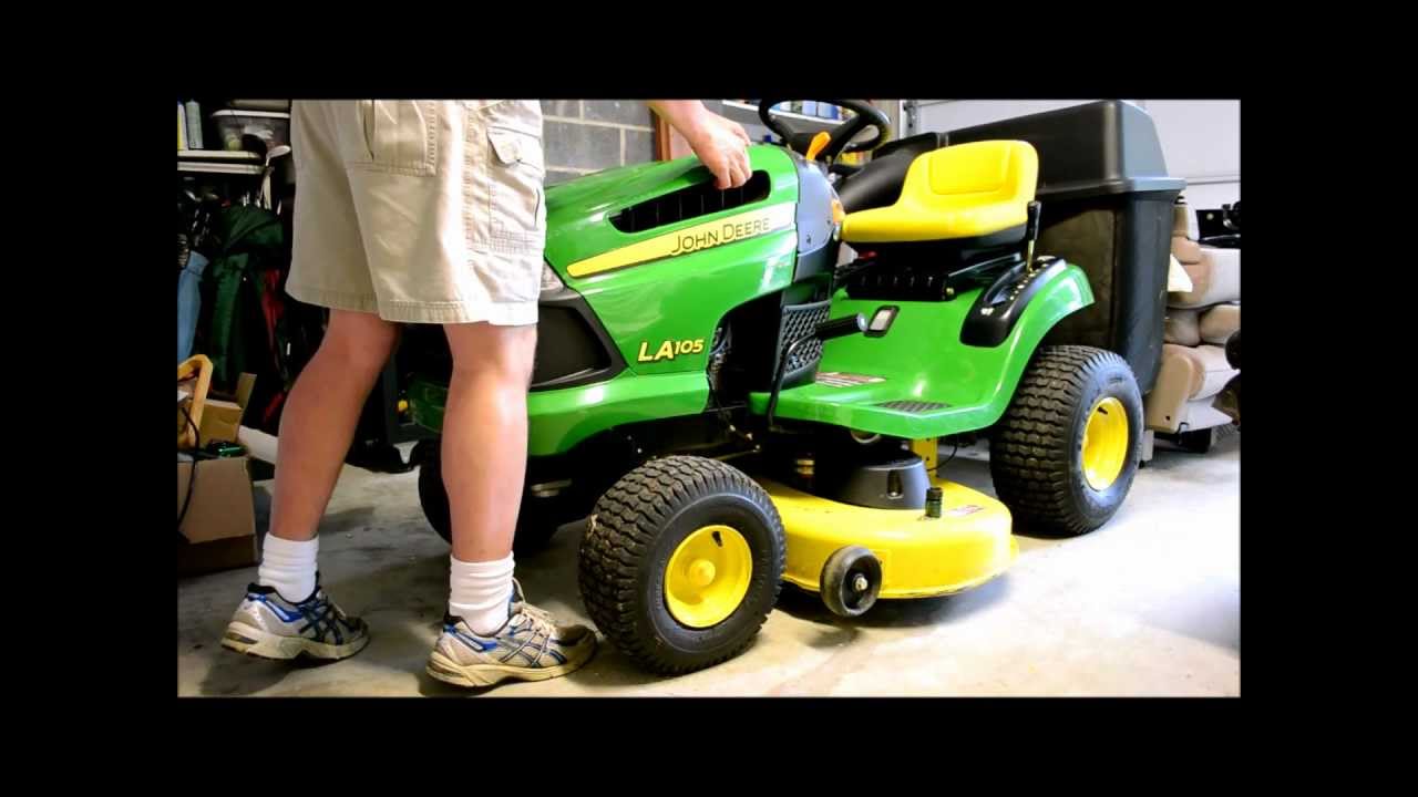 How To Change a Spark Plug on a John Deere LA 105 Lawn Tractor or
