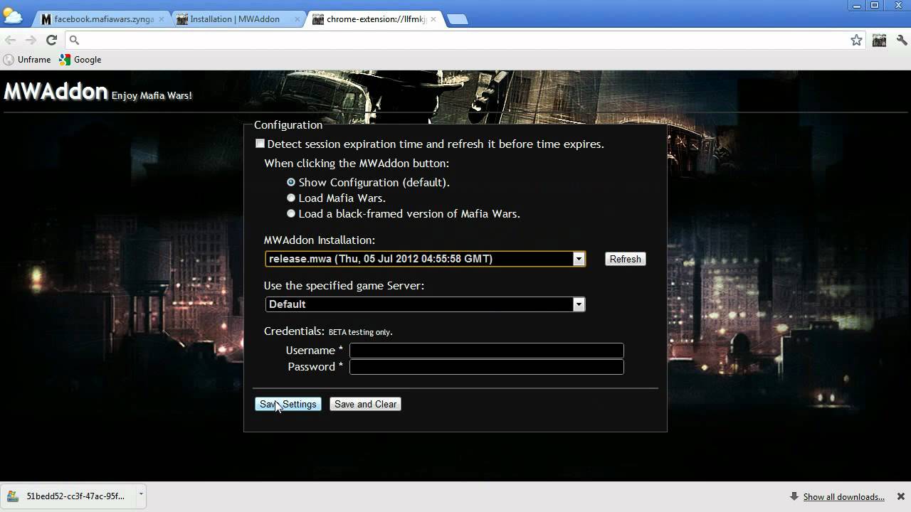 ˁꞈˀ) Mafia Wars FB MafiaWars Addon! Chrome extension by David ...