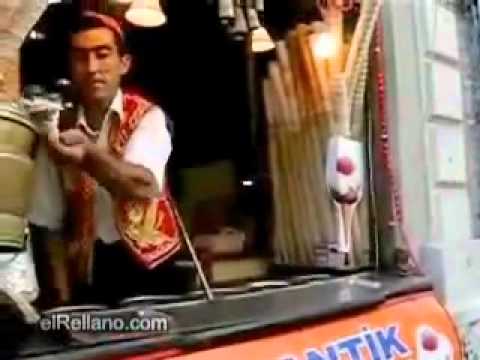Funny Icecream Parlour Icecream Serving Trick