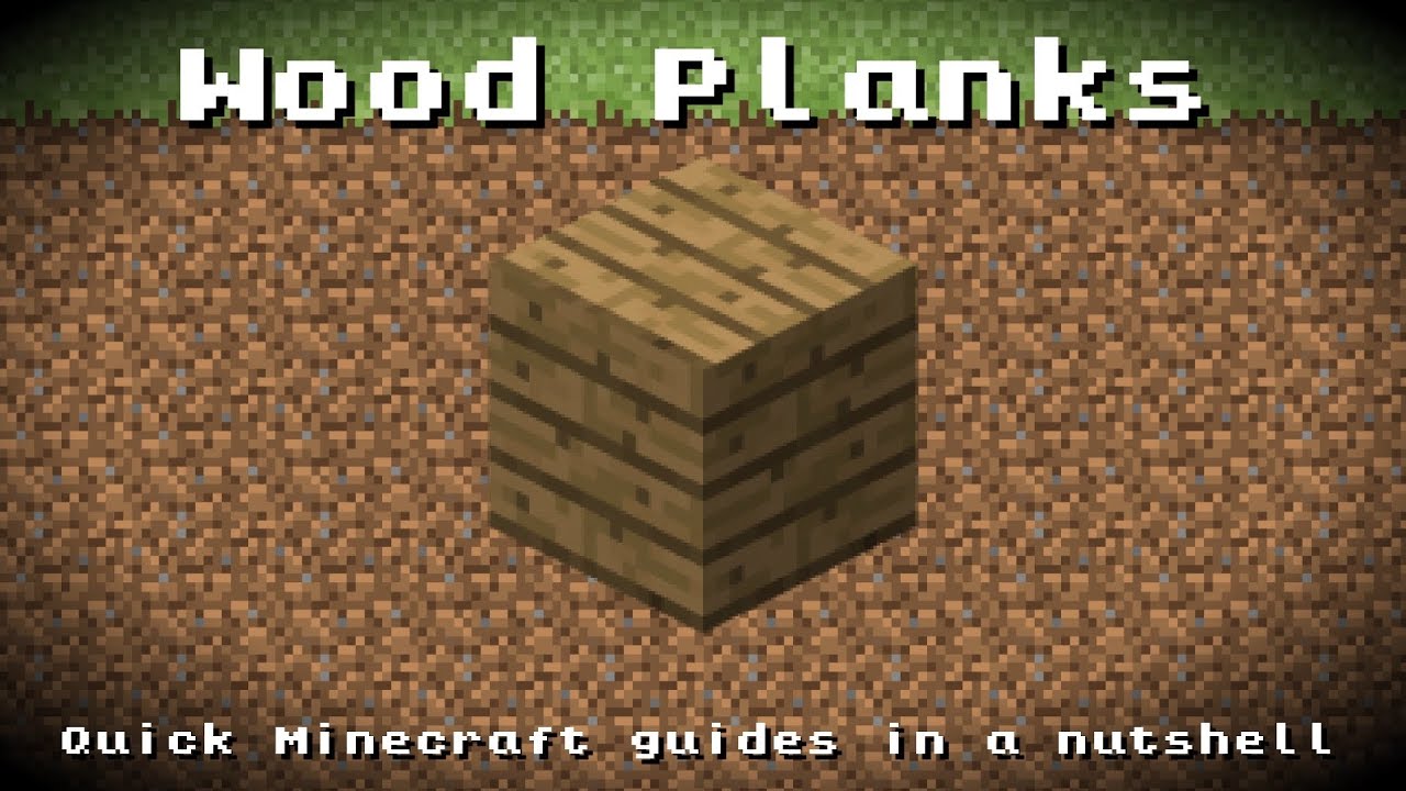 Minecraft - Wood Planks! Recipe, Item ID, Information! *Up ...