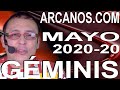 Video Horóscopo Semanal GÉMINIS  del 10 al 16 Mayo 2020 (Semana 2020-20) (Lectura del Tarot)