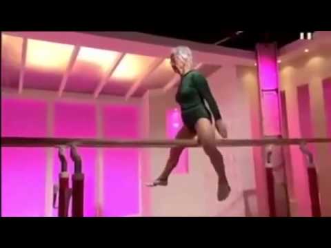 80 year old woman who does gymnastics - YouTube