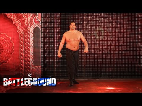 The Great Khali returns to assist Jinder Mahal in his Punjabi Prison Match WWE Battleground 2017