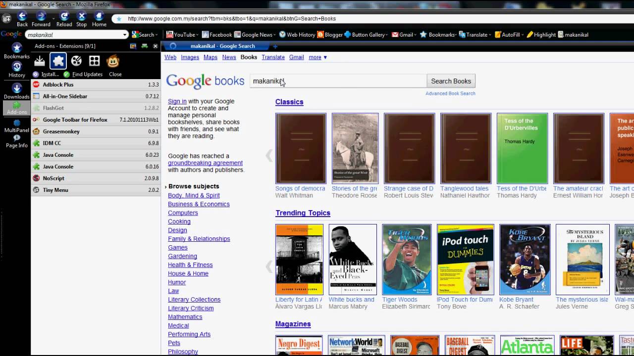 greasemonkey google book downloader