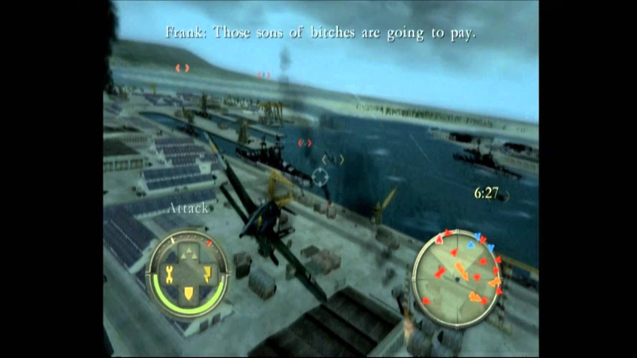 Blazing Angels Squadrons of WWII Part 7 Day of Infamy Walkthrough (Wii ...