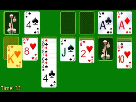 Paciencia solitaire galaxy s2 android games - YouTube