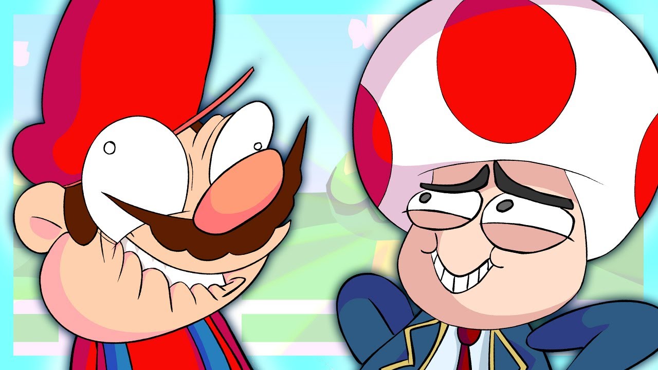 mario crazy toad flash animation