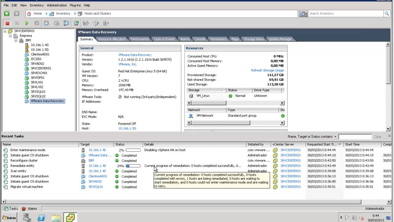 Actualizar VMware ESX 4.1 a ESXi 5.1 con el Update Manager - YouTube