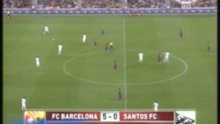 Barcelona 8 Santos 0 (Relato Mariano Closs) Trofeo Joan Gamper 2013 Los goles (2/8/2013)