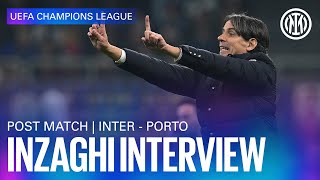 INTER 1-0 PORTO | SIMONE INZAGHI INTERVIEW 🎙️⚫🔵??