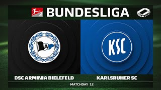 DSC Arminia Bielefeld vs. Karlsruher SC | Matchday 12 — Bundesliga 2 2025/26