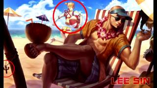 League of Legends Easter Eggs - Parte 6 - Skins novas e Skins de Verão - [PT-BR]