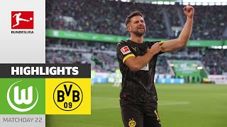 Dortmund Is Thwarted In Wolfsbrug | Wolfsburg — Dortmund 1-1 | Highlights | MD 22 – BL 23/24
