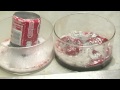 Coke Cans in Acid and Base - Periodic Table of Videos