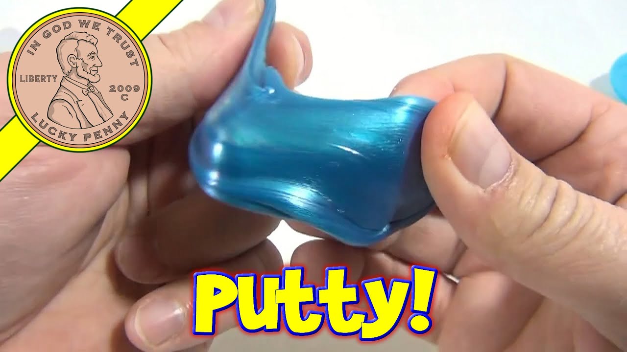 Silly Putty Space Sludge Amazing Colors Blue, Purple and Green - YouTube