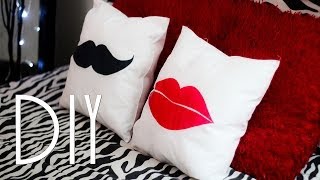 DIY: Regala o Decora con Cojines divertidos para San Valentin (SIN COSER)