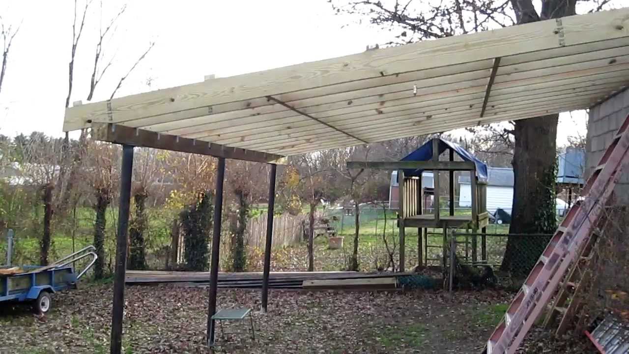 My Lean to Roof - YouTube