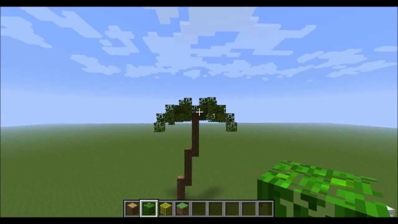 Minecraft Lets build a Palm Tree YouTube