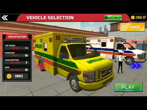 Stickman Rescue Ambulance Drive | Fun Gameplay | Hannu Games