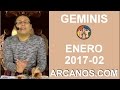 Video Horscopo Semanal GMINIS  del 8 al 14 Enero 2017 (Semana 2017-02) (Lectura del Tarot)